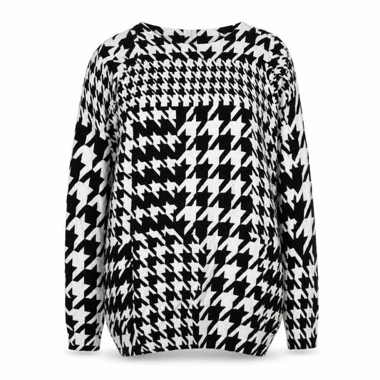 Marks & Spencer Womens Black Herringbone  Pullover Jumper Size 12