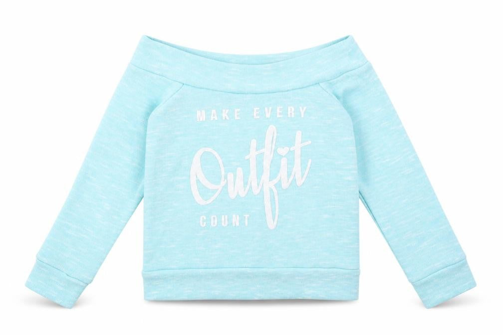 Boohoo Girls Blue   Pullover Sweatshirt Size 9-10 Years