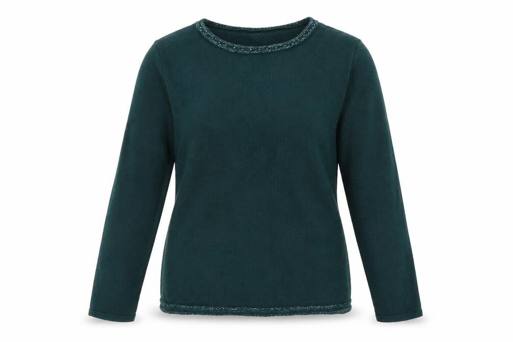 Anna Rose Womens Green  Knit Pullover Jumper Size S