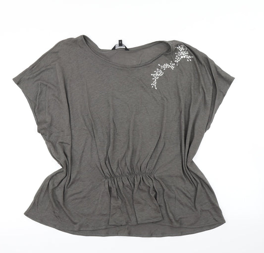 NEXT Womens Green   Basic T-Shirt Size 10
