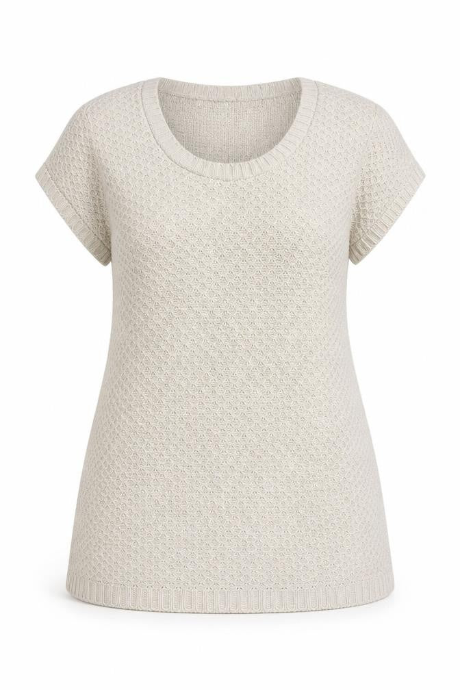 Fashion Essentials Womens Beige  Knit Pullover Jumper Size 18