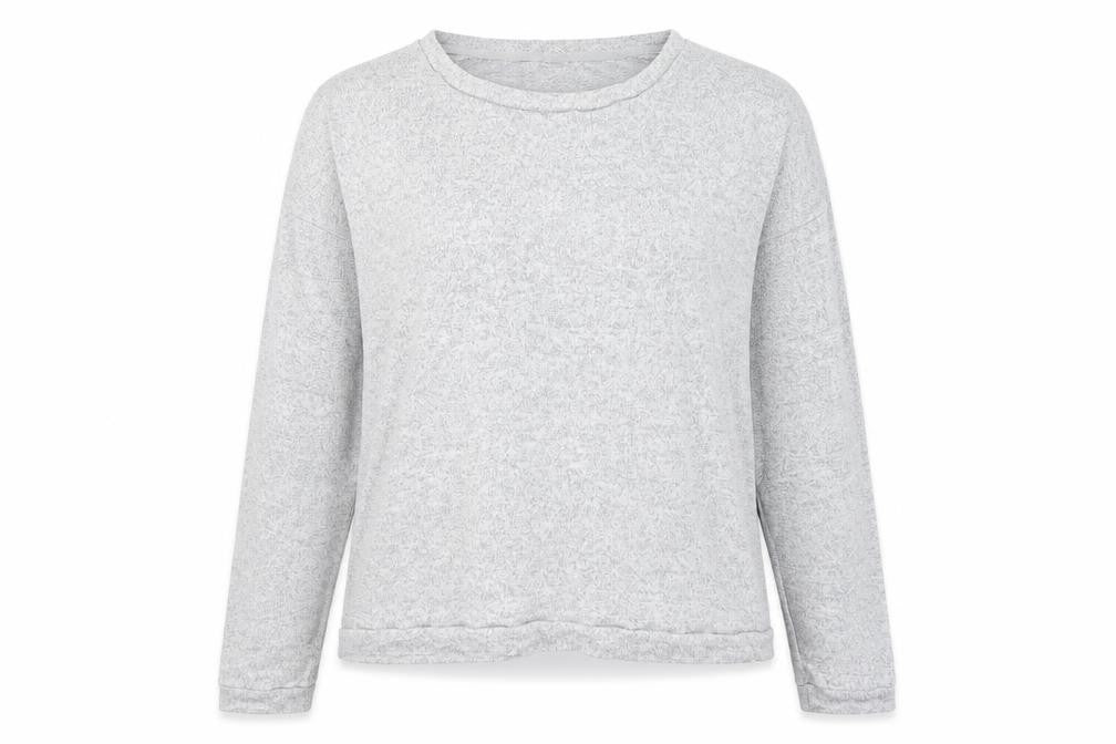 Avenue Womens Grey   Basic T-Shirt Size 16