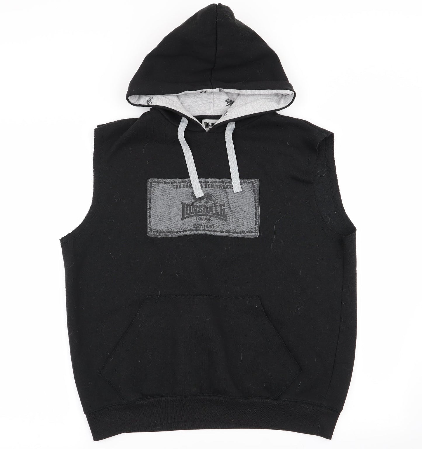 Lonsdale Mens Black   Pullover Jumper Size S
