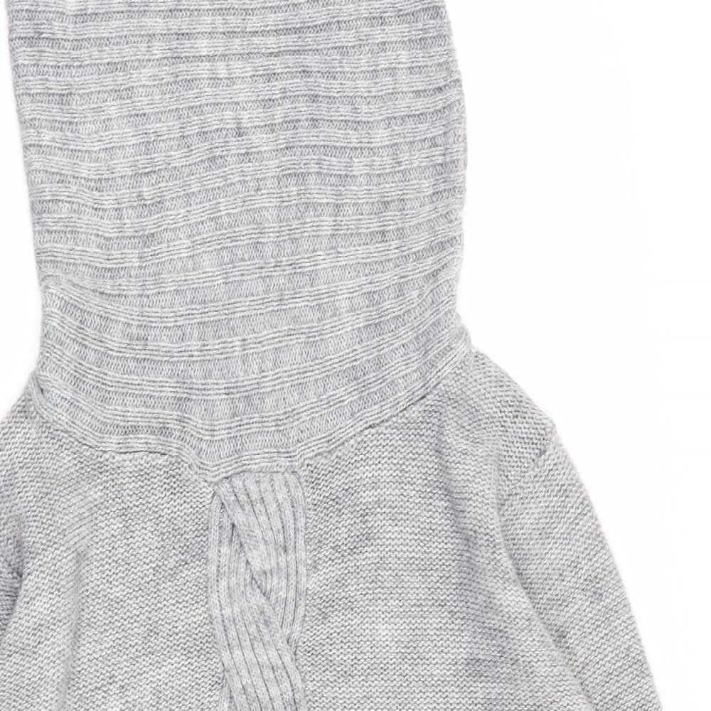 Elisabeth Scott Womens Grey  Rayon Pullover Jumper Size M