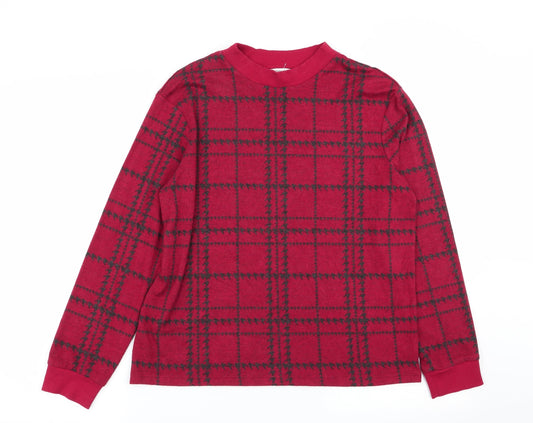 NEXT Womens Multicoloured Check  Pullover Jumper Size 14