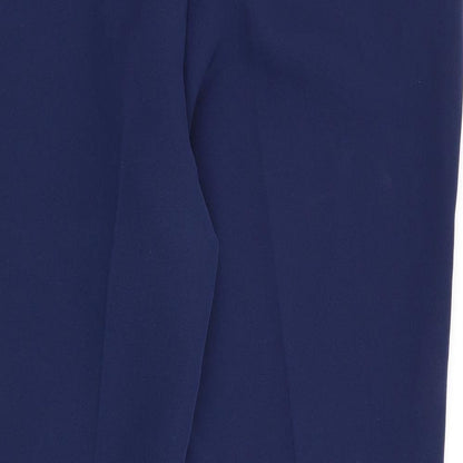 Very Womens Blue Trousers Size 14 L27 in