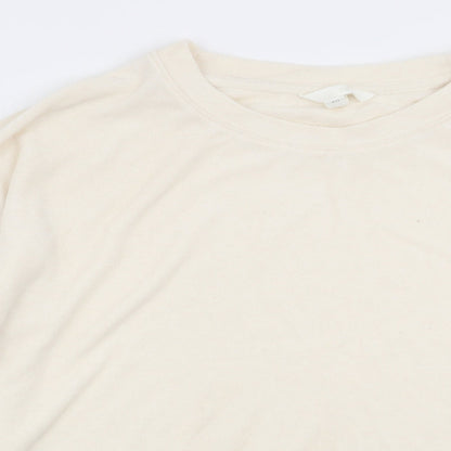 H&M Womens Ivory   Pullover Jumper Size 8