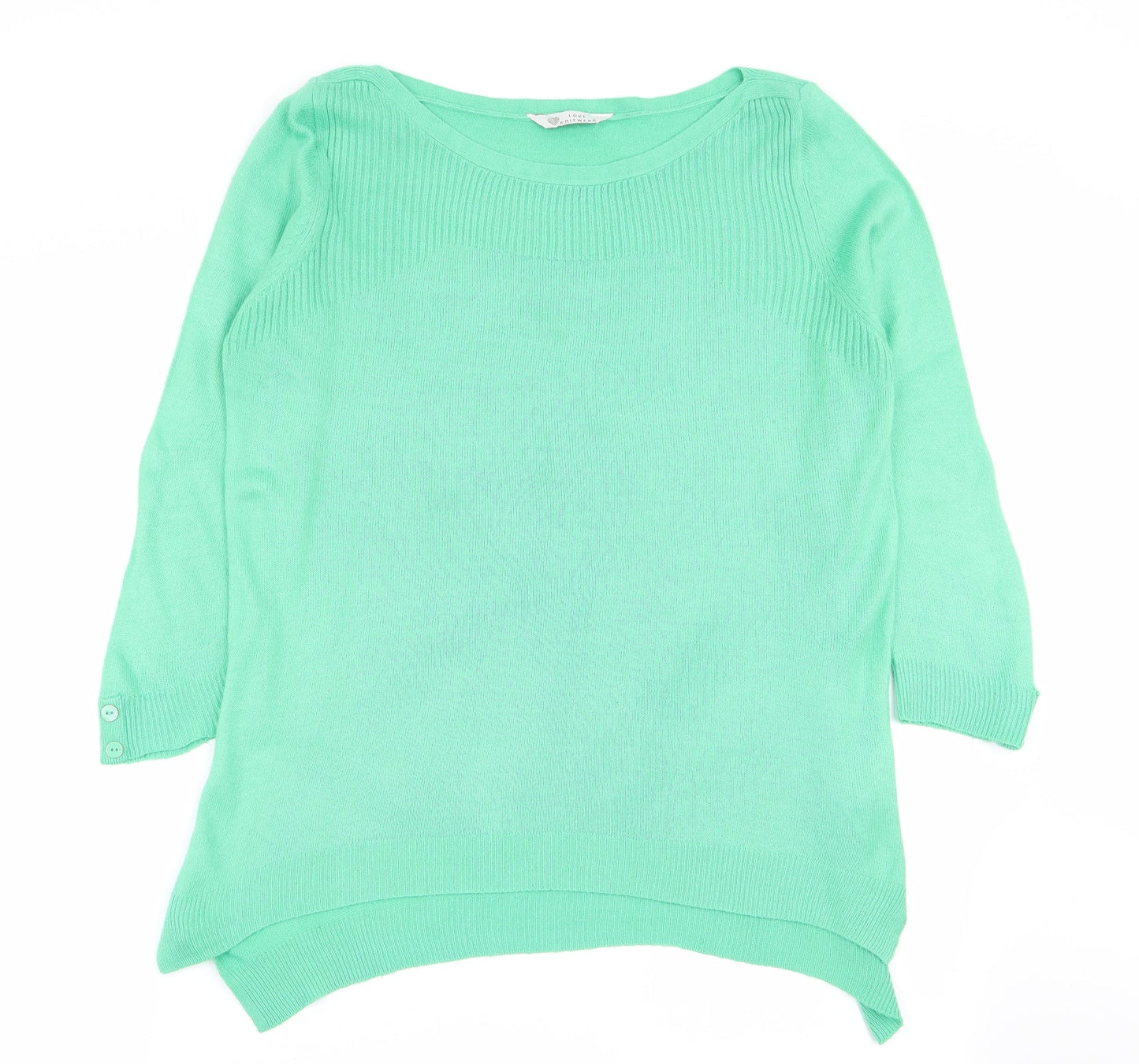 BHS Womens Green   Pullover Jumper Size 12