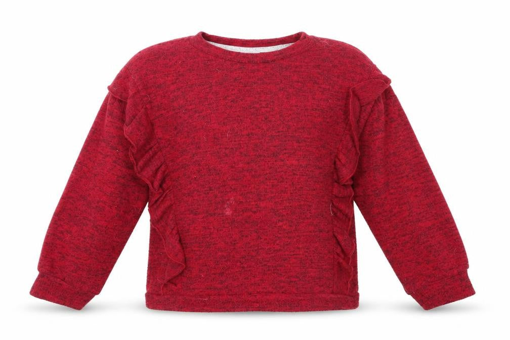 F&F Girls Red   Pullover Sweatshirt Size 7-8 Years