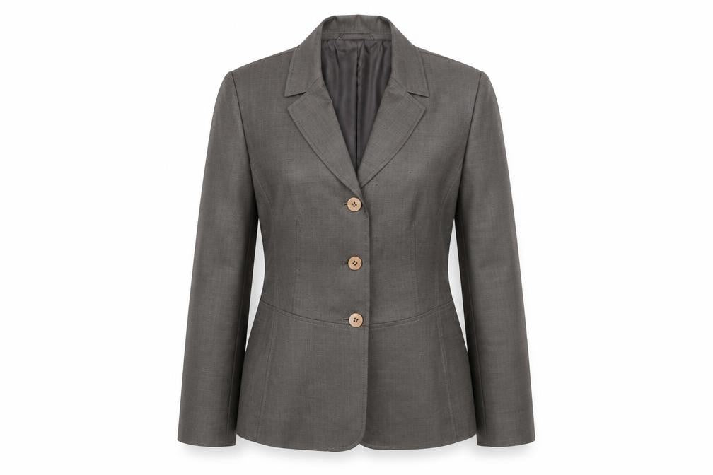 Precis Womens Grey   Jacket Suit Jacket Size 10