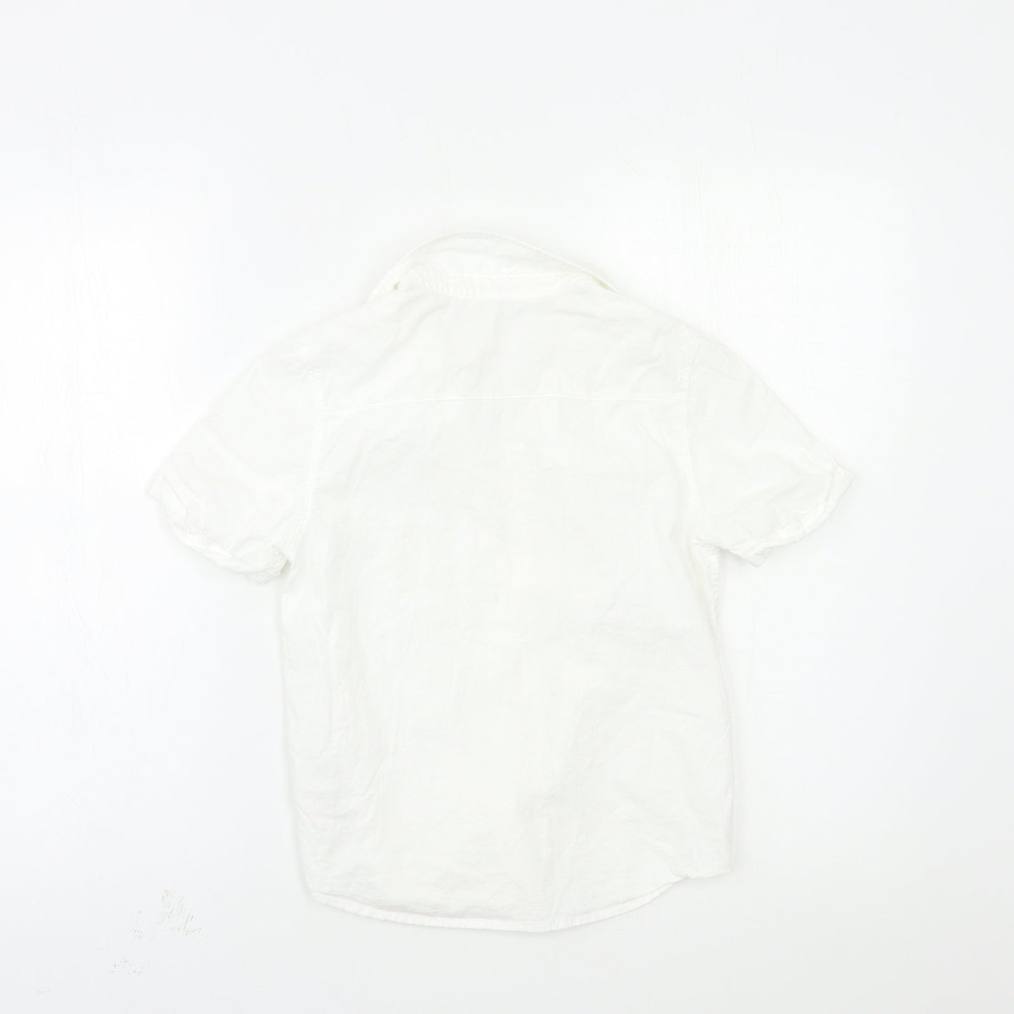H&M Boys White   Basic Button-Up Size 8-9 Years