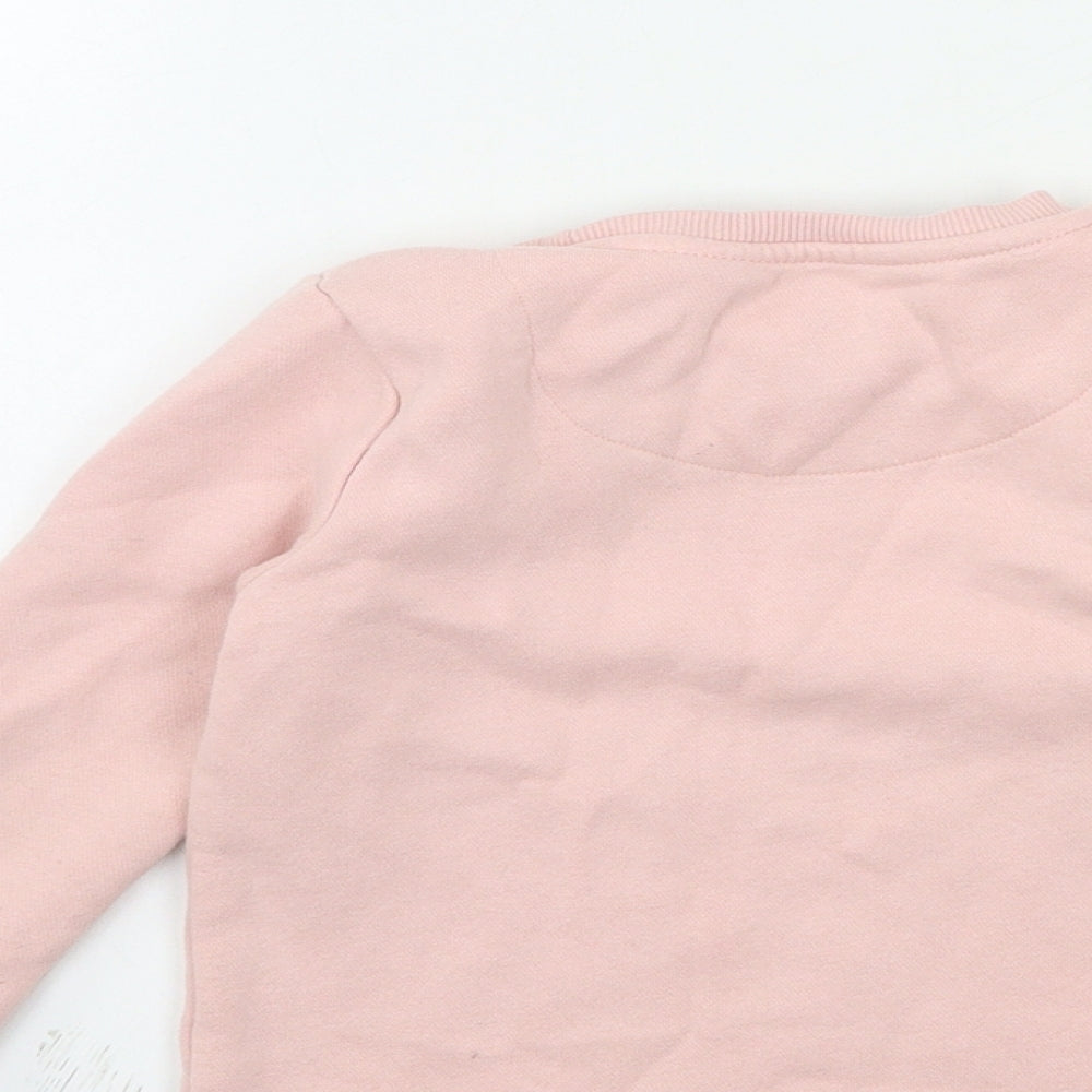 F&F Girls Pink   Pullover Sweatshirt Size 3-4 Years