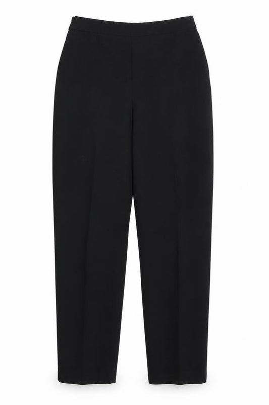Preworn Womens Black   Trousers  Size 12 L26 in