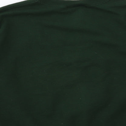 Preloved Gildan Womens Green   Pullover Sweatshirt Size S - Label