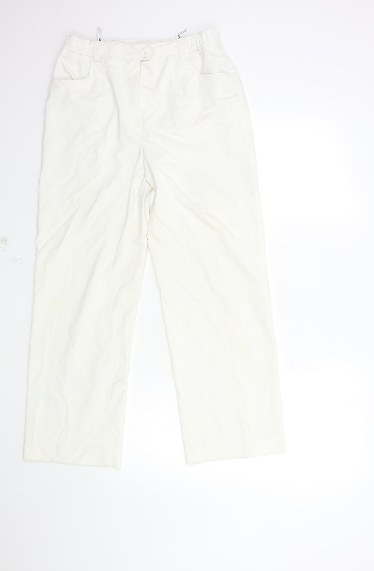 Wichile Womens White   Trousers  Size 10 L26 in