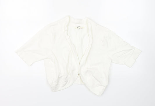 BHS Womens White   Cape Jumper Size 14