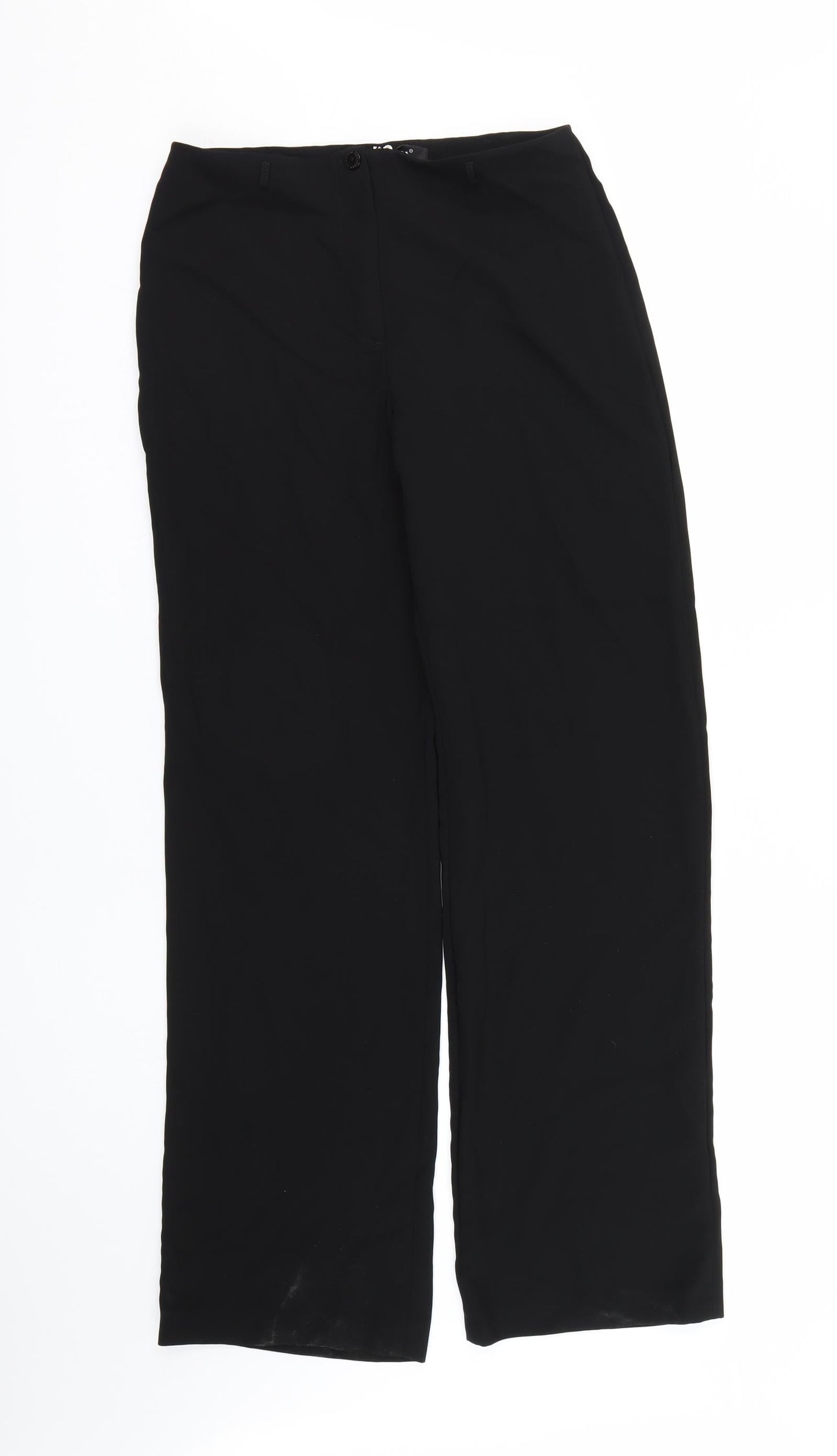 Fomanta Womens Black   Trousers  Size 12 L30 in