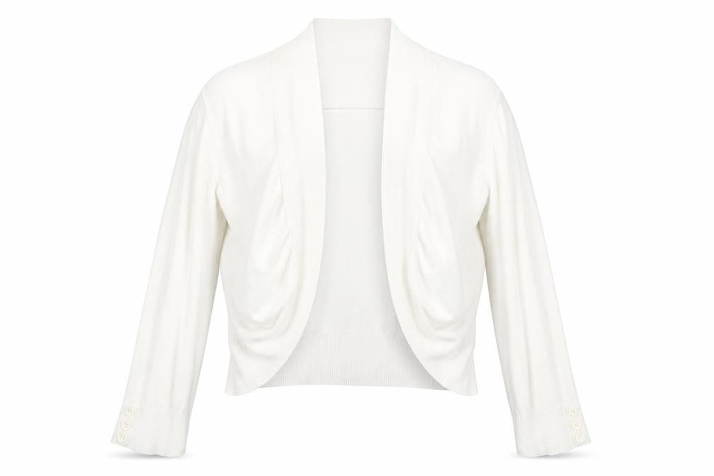 Wallis Womens White   Cape Jumper Size L