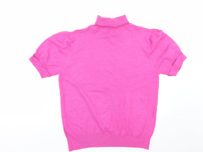 Preloved Dorothy Perkins Womens Purple   Basic T-Shirt Size 16 - Back