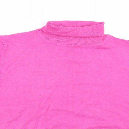 Preloved Dorothy Perkins Womens Purple   Basic T-Shirt Size 16 - Detail