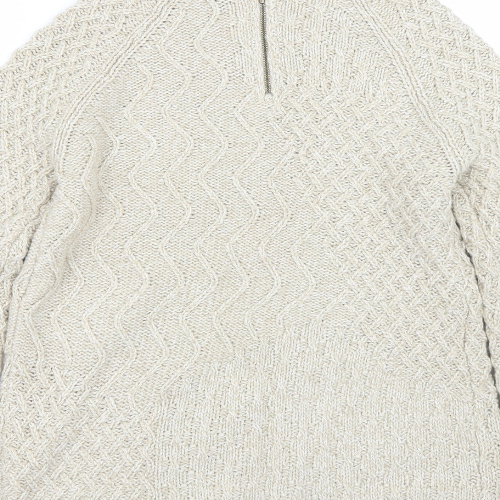 Ellen Reyes Womens Beige   Pullover Jumper Size M