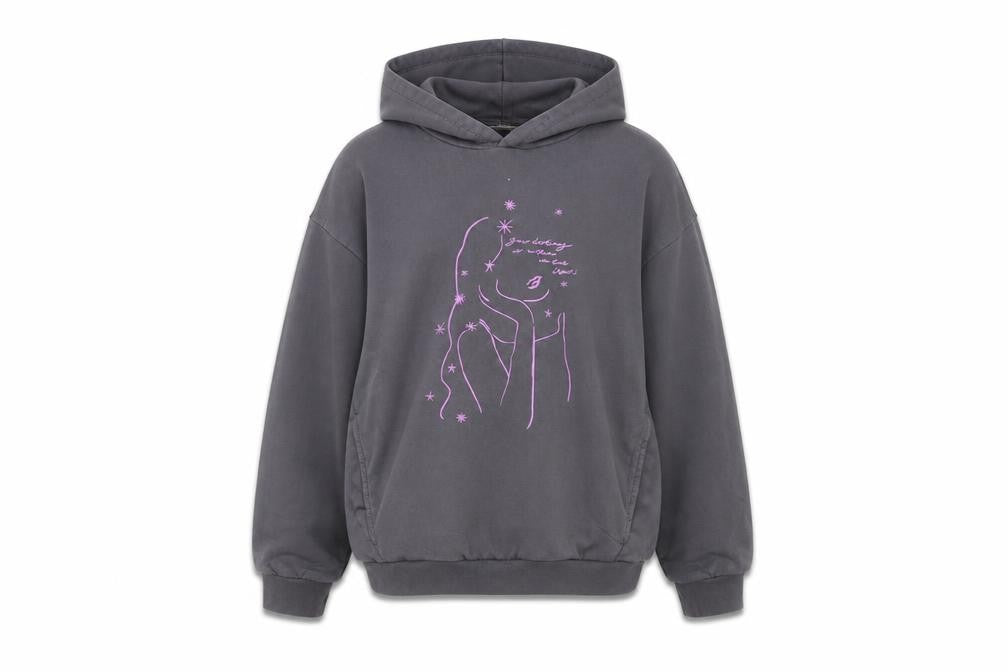 George Girls Grey   Pullover Hoodie Size 9-10 Years