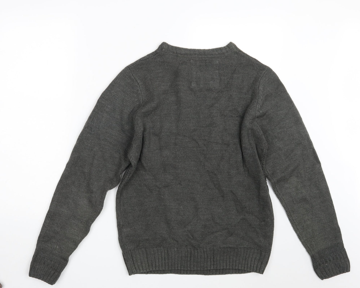 Soulstar Mens Grey   Pullover Jumper Size M