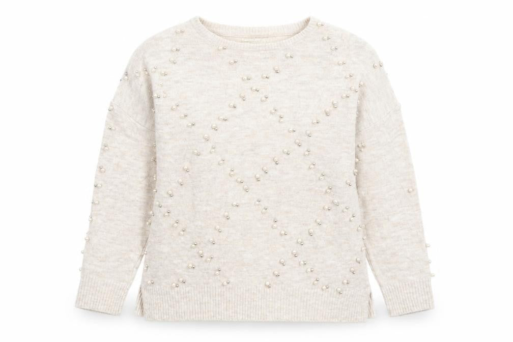 TU Womens Beige   Pullover Jumper One Size