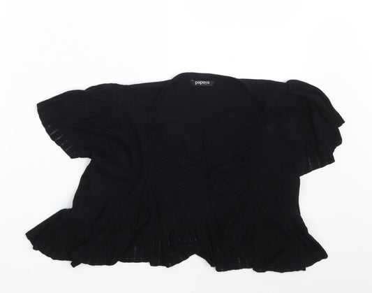 Papaya Womens Black   Shrug Jumper Size 8