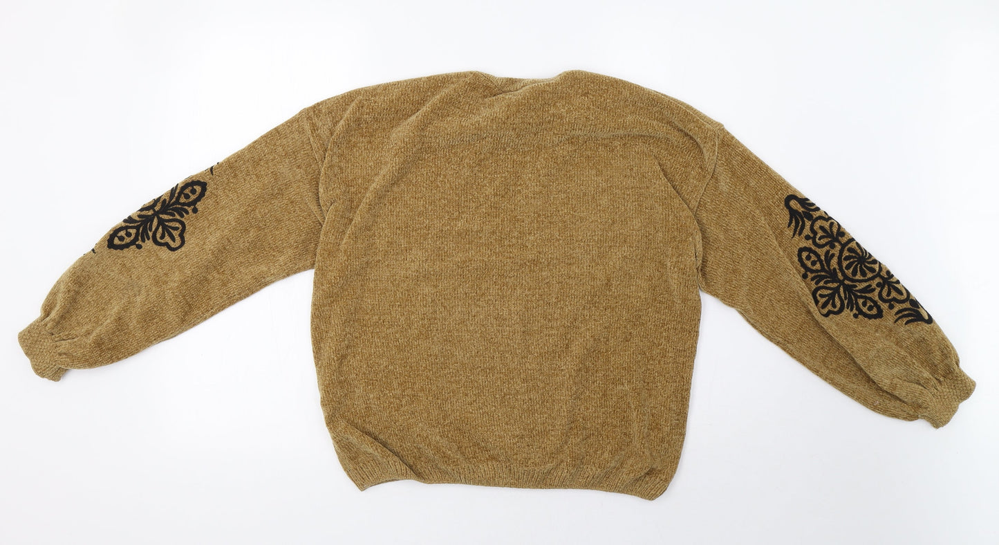 park keron Womens Brown   Pullover Sweatshirt Size M