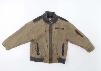 Next Girls Brown   Basic Coat Coat Size 4-5 Years