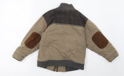 Next Girls Brown   Basic Coat Coat Size 4-5 Years