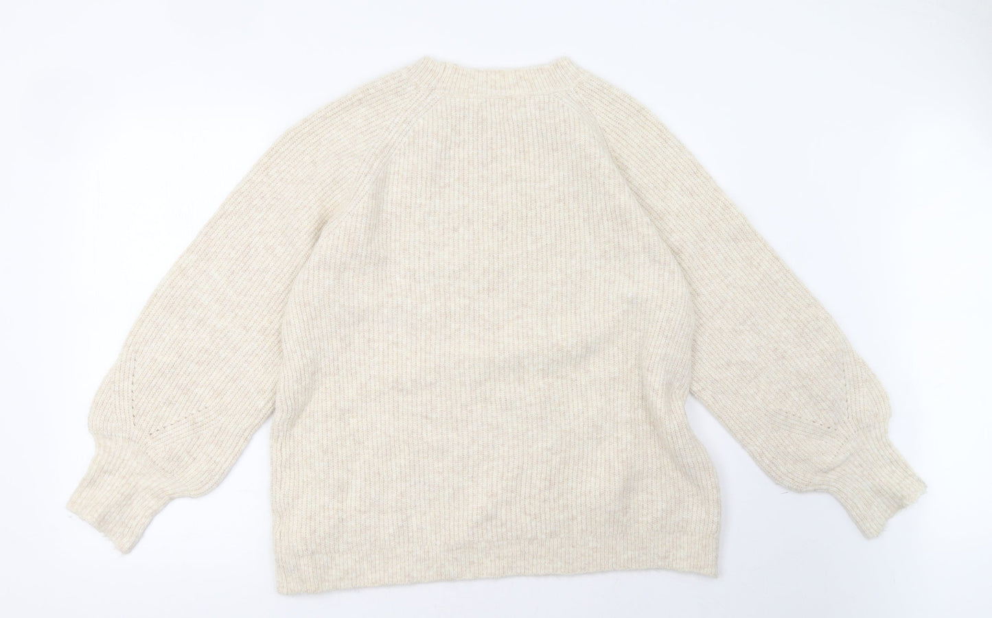 Primark Womens White   Pullover Sweatshirt Size L