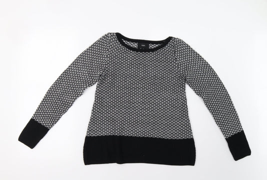 NEXT Womens Black   Pullover Sweatshirt Size 6