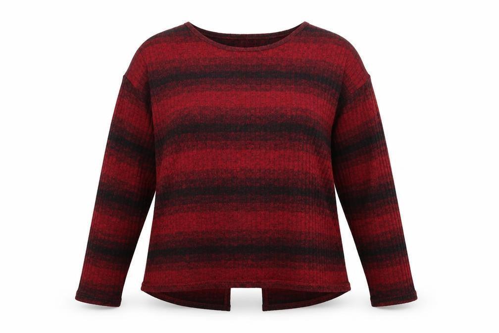 Izabel Womens Red  Knit Pullover Jumper Size 14