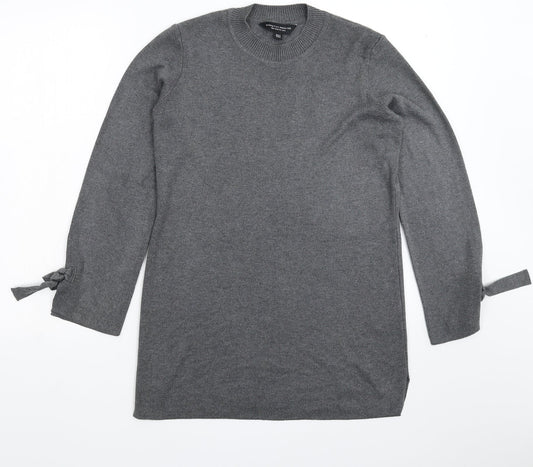 Dorothy Perkins Womens Grey  Knit Pullover Jumper Size 6