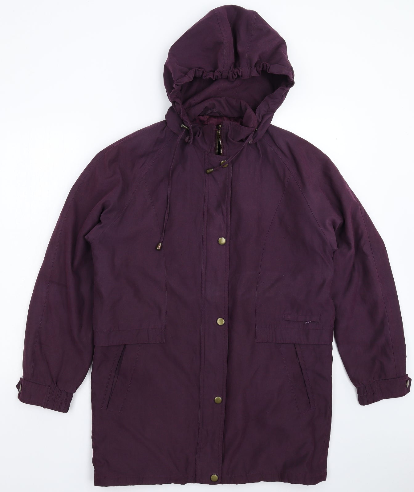 BHS Womens Purple   Parka Coat Size 10