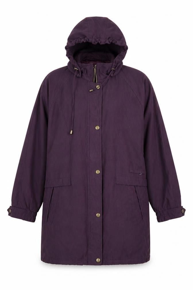 BHS Womens Purple   Parka Coat Size 10