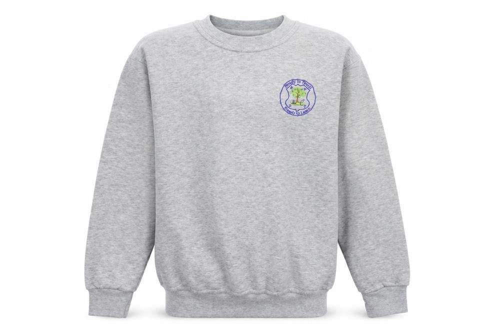 Uneek Boys Grey   Pullover Sweatshirt Size 9-10 Years