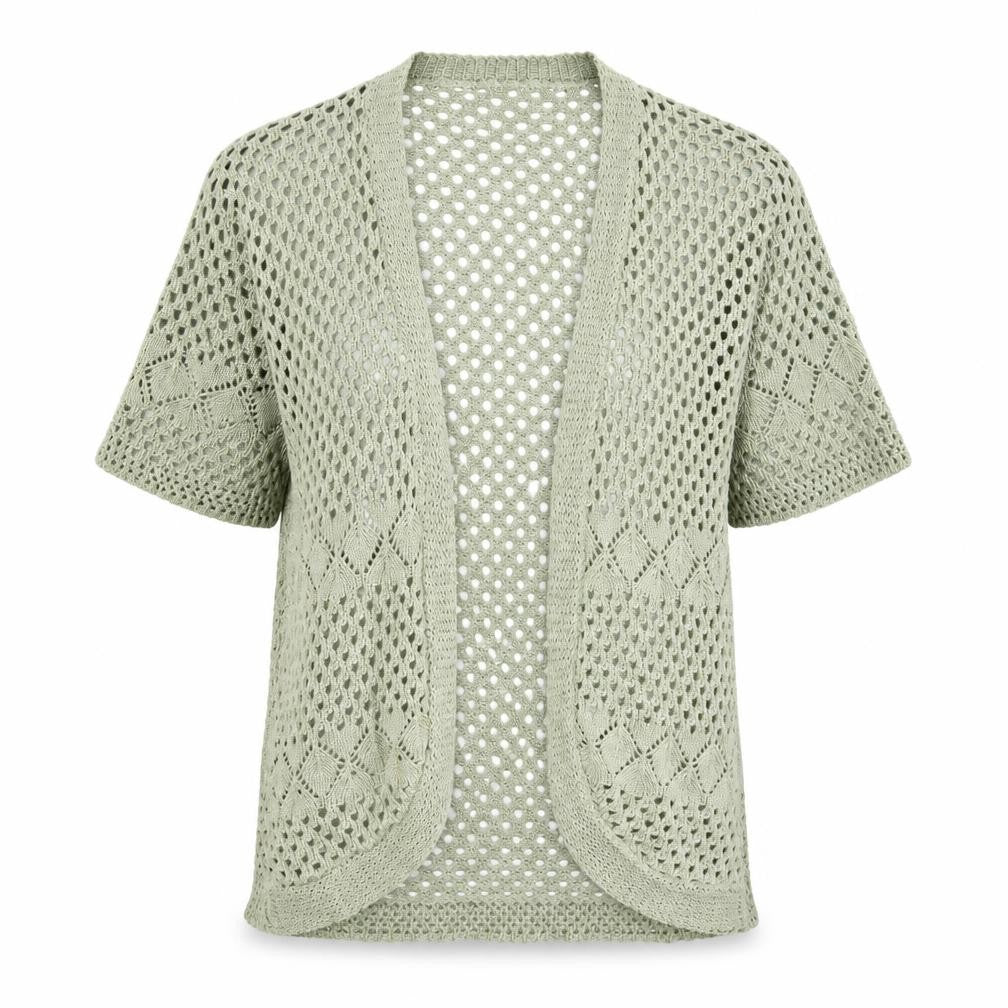 Raz Womens Green  Knit Cardigan Jumper Size S