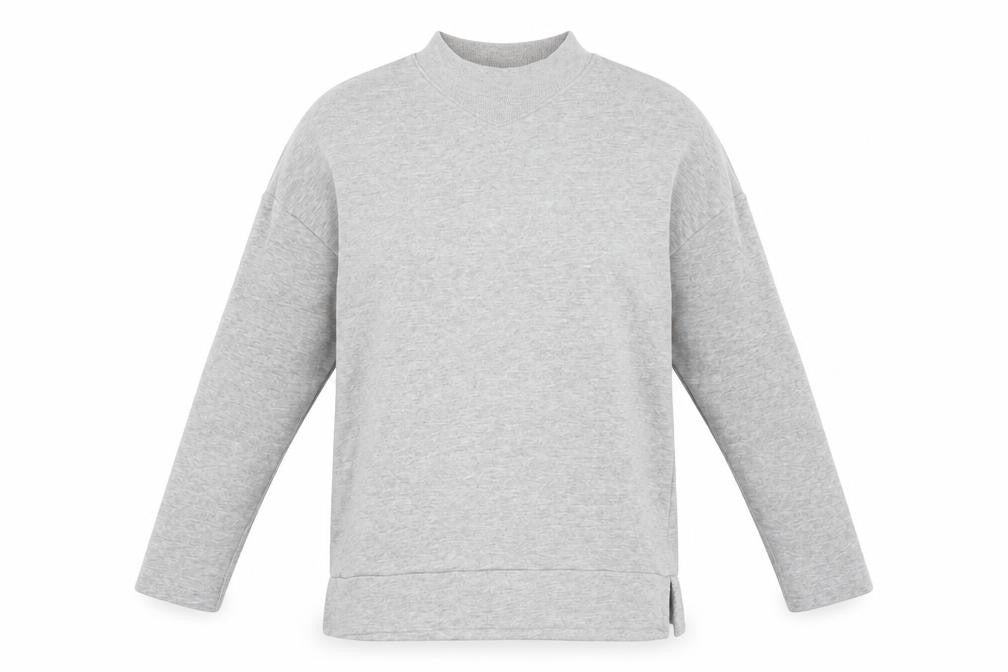 TU Womens Grey   Pullover Sweatshirt Size 8