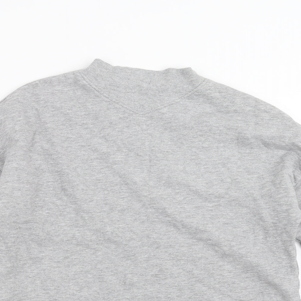 TU Womens Grey   Pullover Sweatshirt Size 8