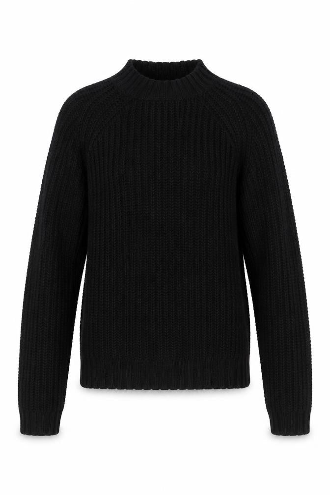 Miss Evie Girls Black  Knit Pullover Jumper Size 9-10 Years  - cold Shoulder