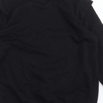 George Womens Black   Pullover Sweatshirt Size M  - beaded detail