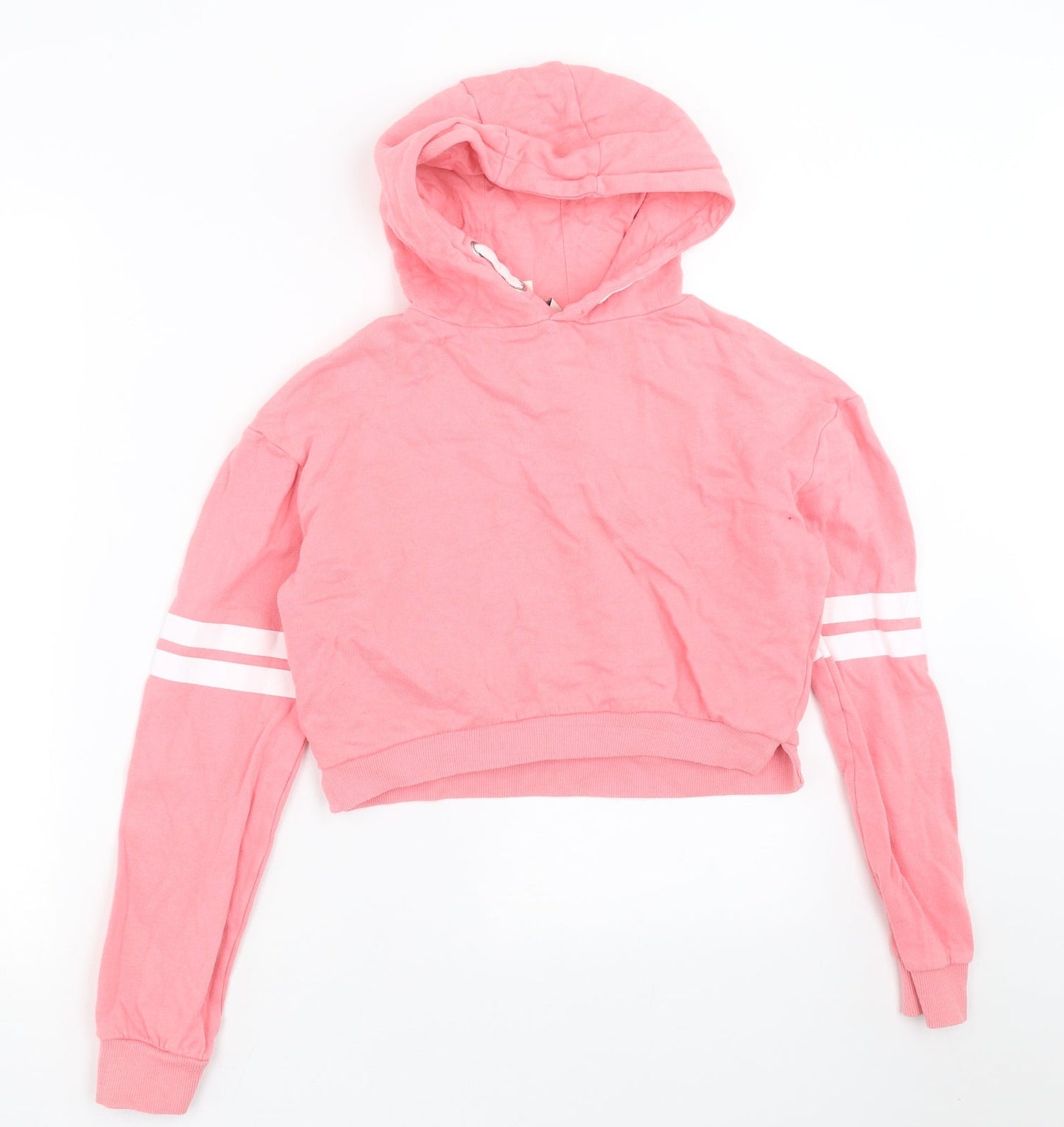 Miss Evie  Girls Pink   Pullover Hoodie Size 11-12 Years  - cropped