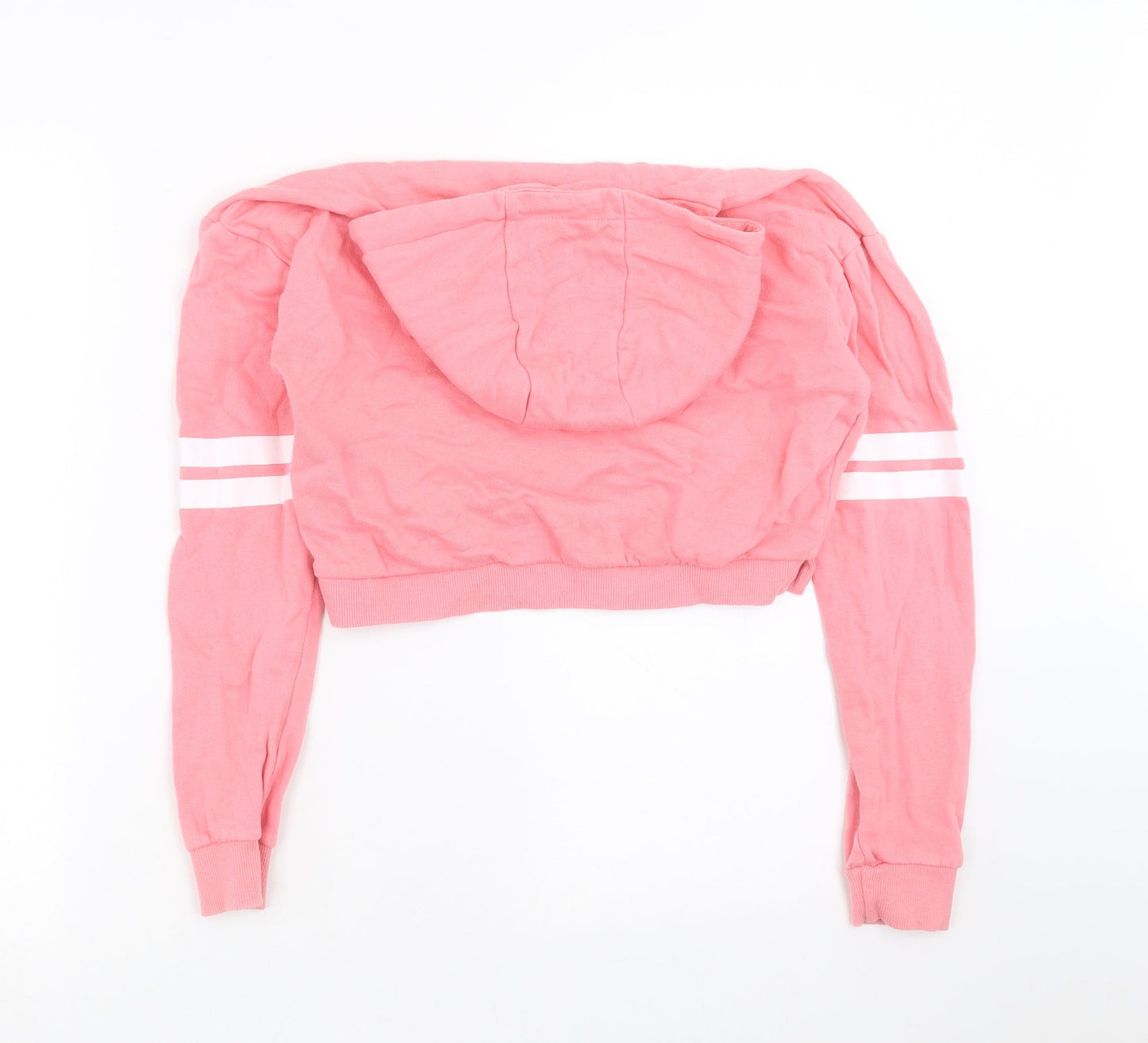 Miss Evie  Girls Pink   Pullover Hoodie Size 11-12 Years  - cropped