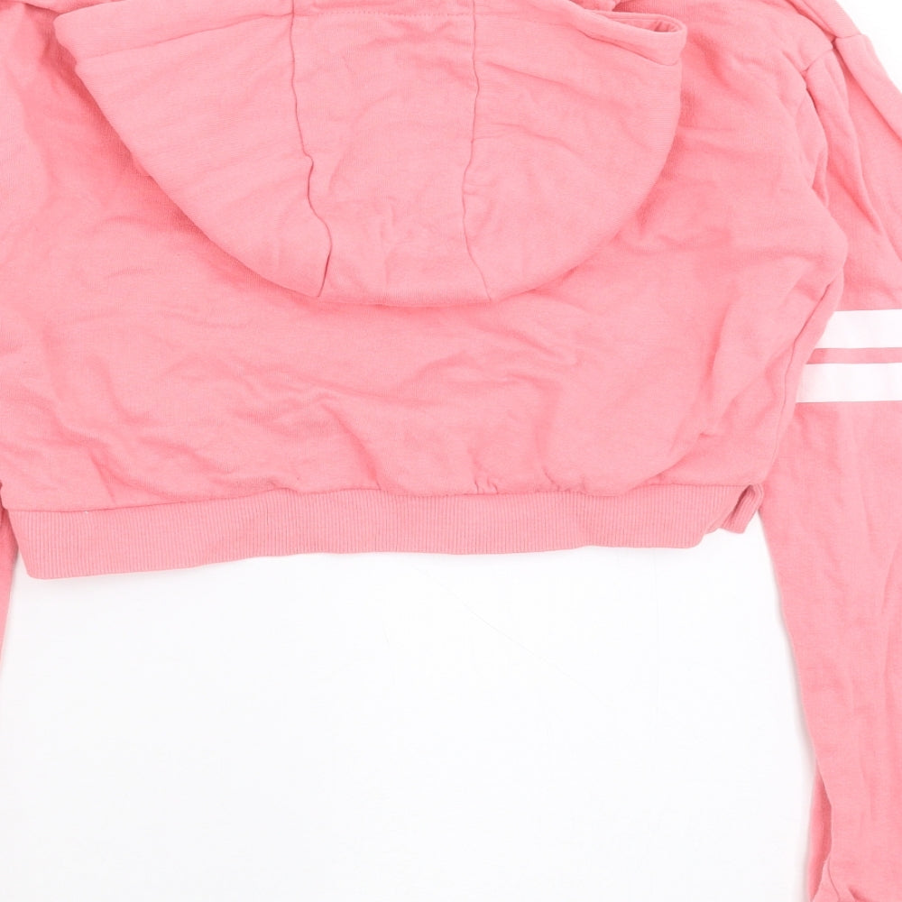 Miss Evie  Girls Pink   Pullover Hoodie Size 11-12 Years  - cropped