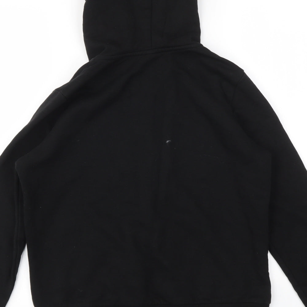 H&M Womens Black   Full Zip Jumper Size S