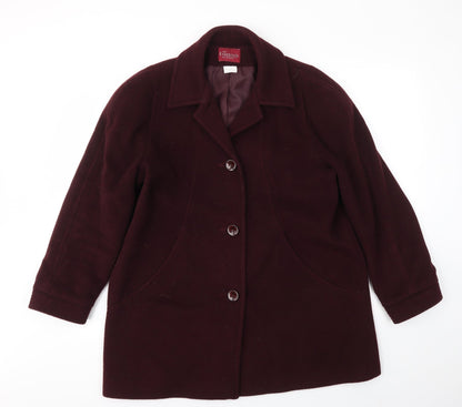 Essentials Womens Purple   Jacket Coat Size 16