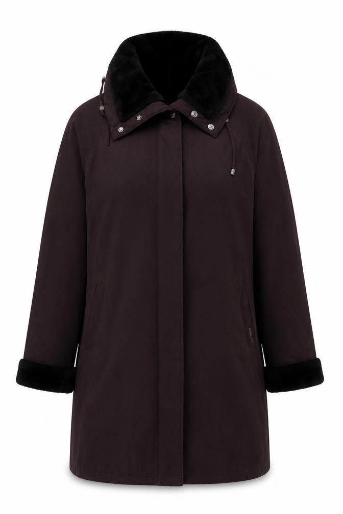 NITUSCH Womens Purple   Jacket Coat Size L